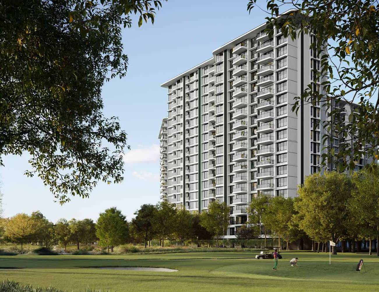 Rustomjee Balmoral Golf Links Building View